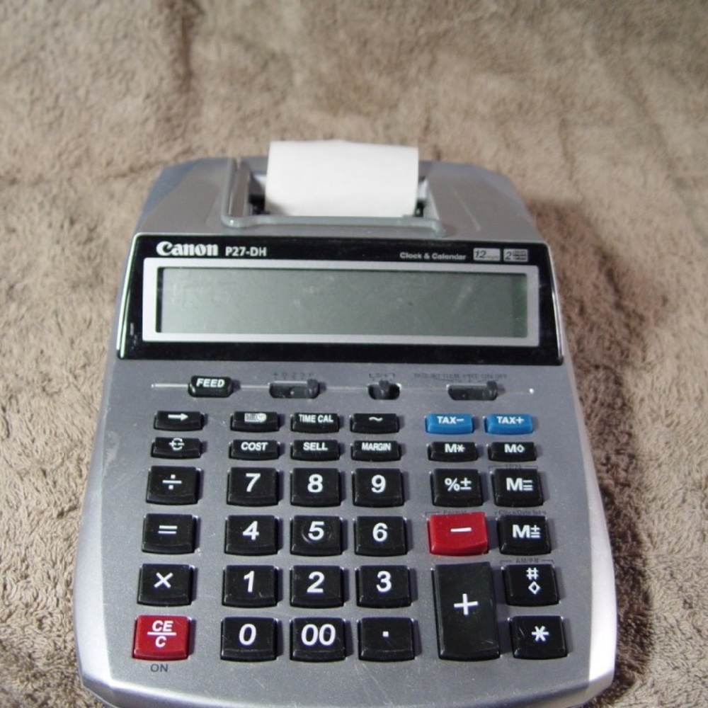 Canon P27-DH Printing Calculator Works!